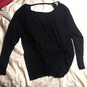 VS Pink Open Back Top